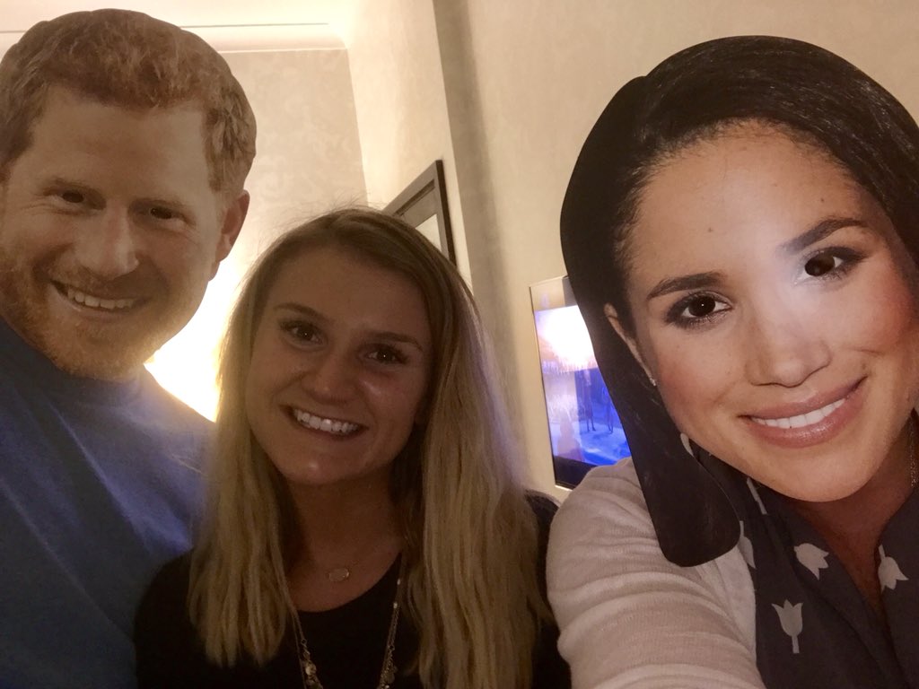 singletonmyers's tweet photo. Check out @kylie_jalowiec hanging with #MegandHarry! https://t.co/sdT0z8crG9