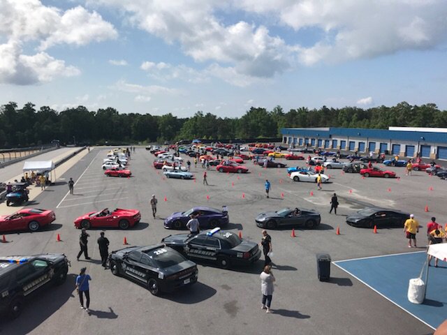 FerrariofATL's tweet photo. What fun to select your own exotic car for a thrill ride this morning #ridestoremember https://t.co/sIKzE7pFQ7