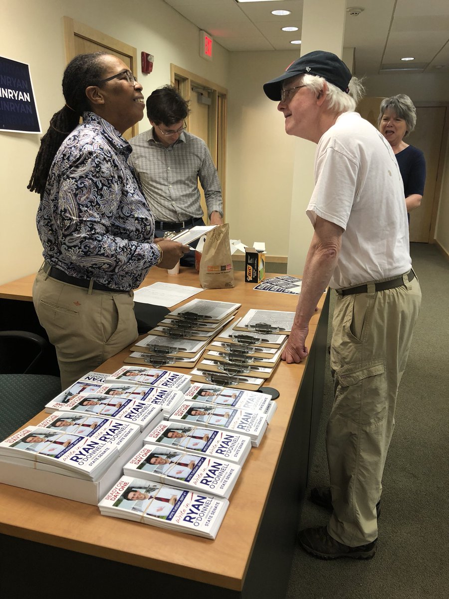 writeinryan's tweet photo. Sending our first canvassers out this morning! https://t.co/DtnpXvS6Fq