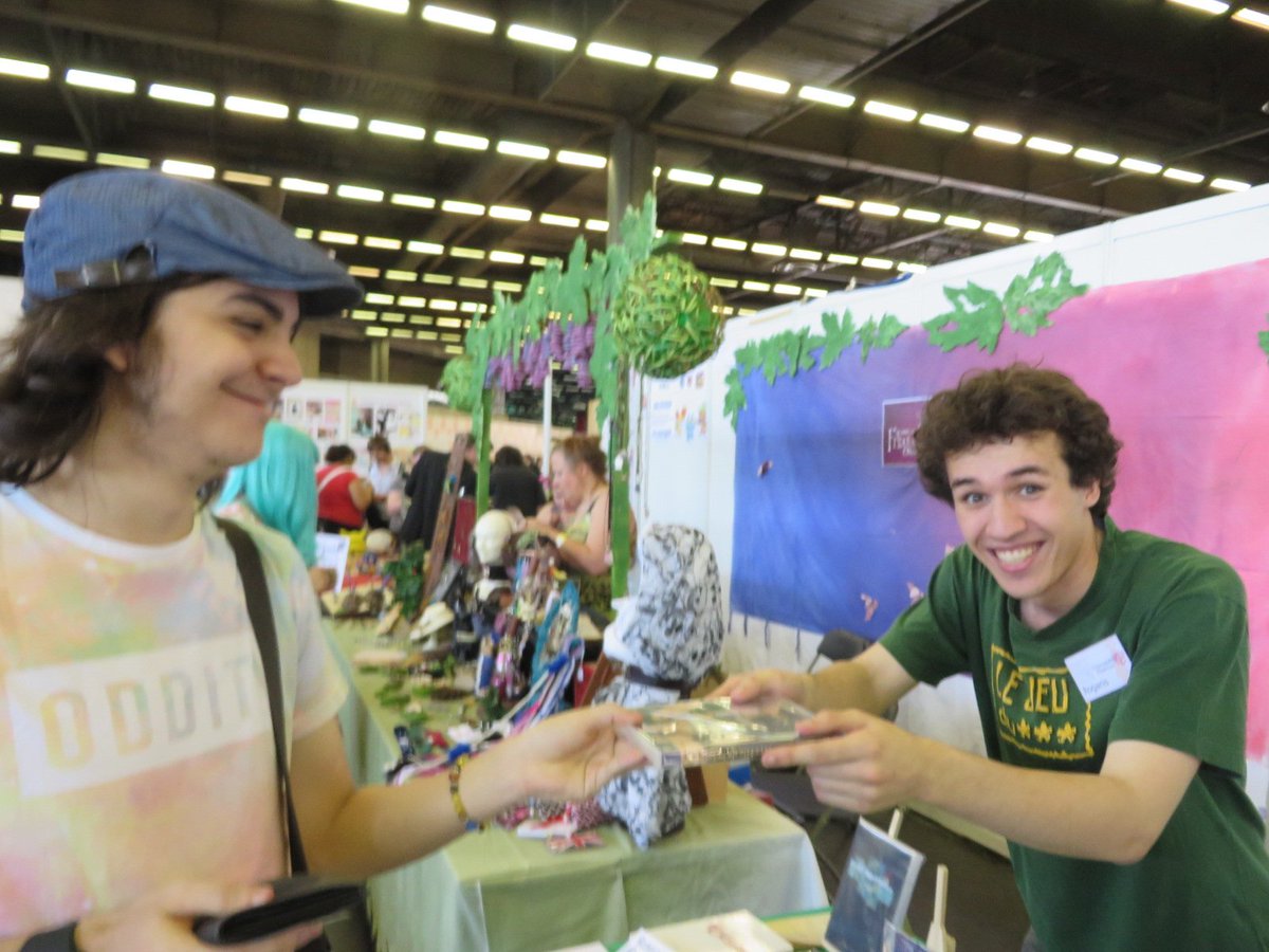 Roganis's tweet photo. Historical picture of the first ever game we sold back then, Japan Expo 2014 wasn’t it? :) @TM_VN https://t.co/pmLwRH34is