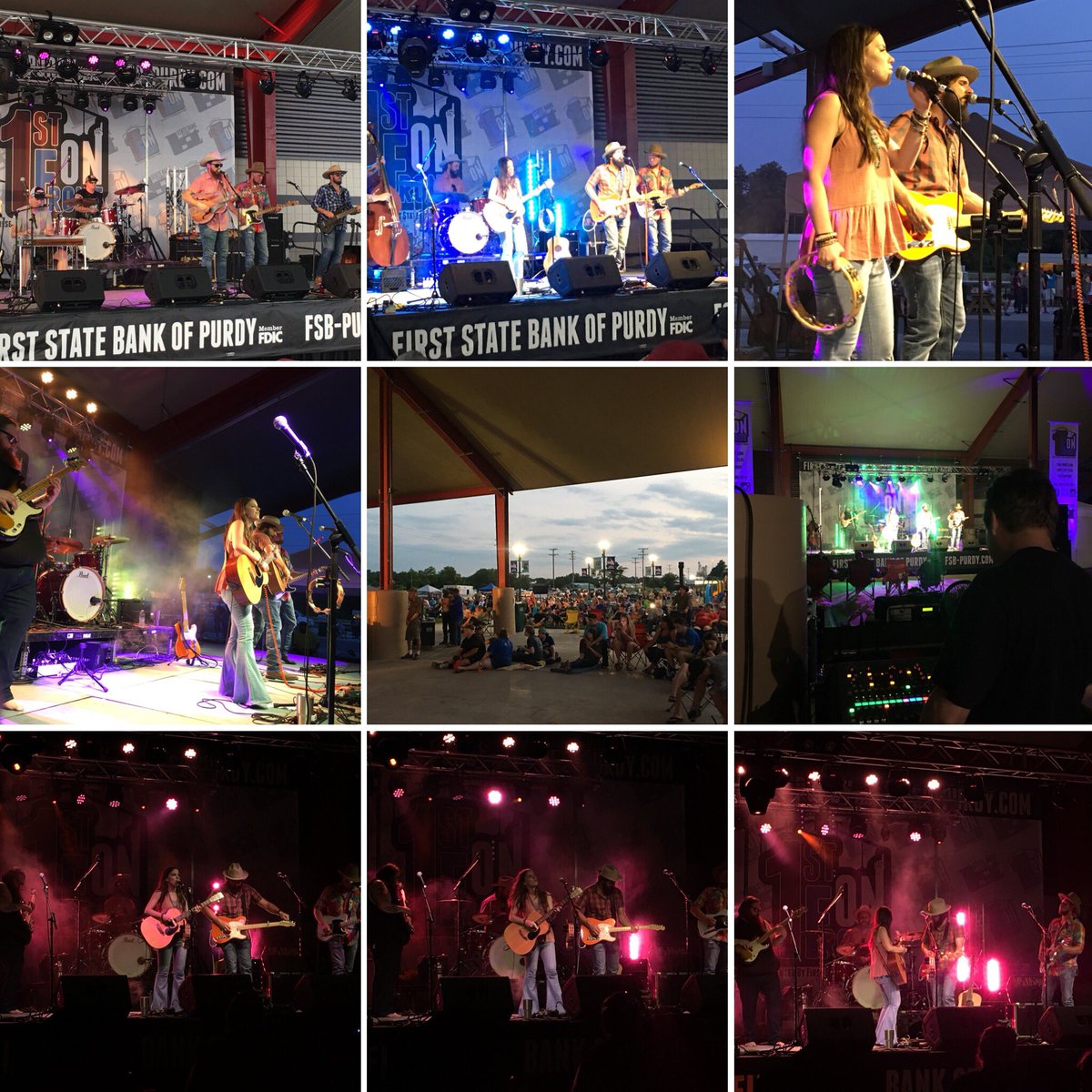 fsbozk's tweet photo. Thank you to all our friends that braved the sweltering heat with us last night at #1stonFront! We had great time in downtown Monett at @firstonfront 🎶🎉👏🏻 We will now start gearing up for our presented event on 7/6/18 in downtown Monett - mark you calendars! 🎉 https://t.co/wAfyiIQWsR
