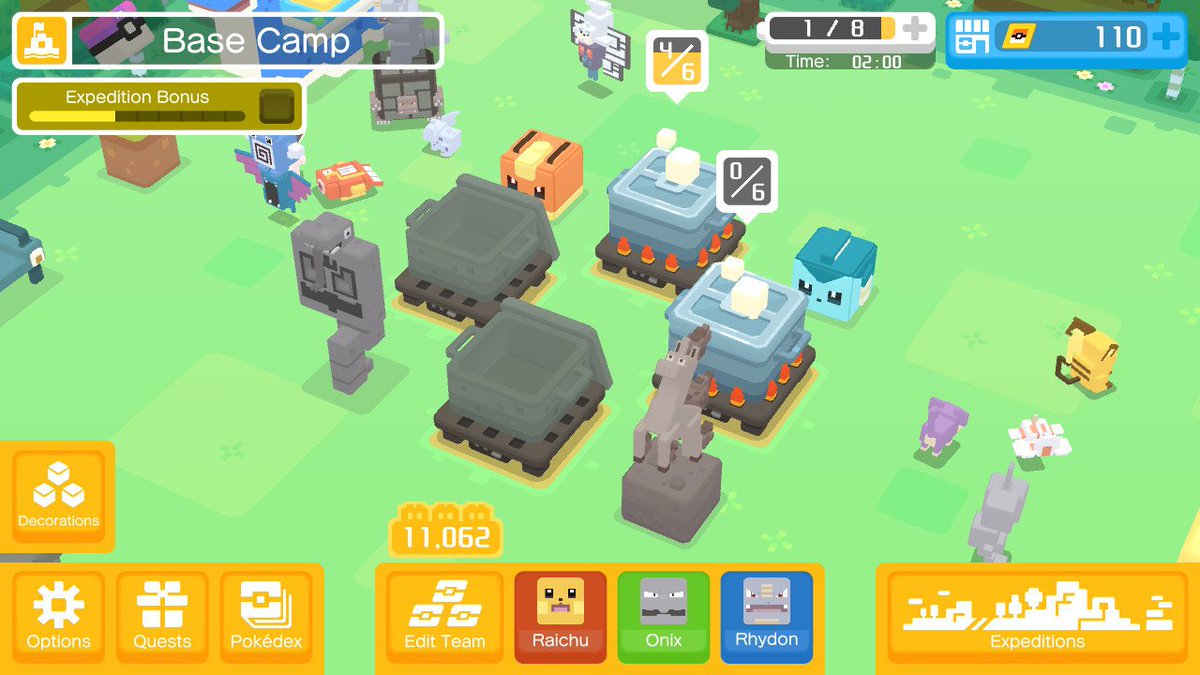 Decorations for your Base Camp in Pokémon Quest - Play Nintendo