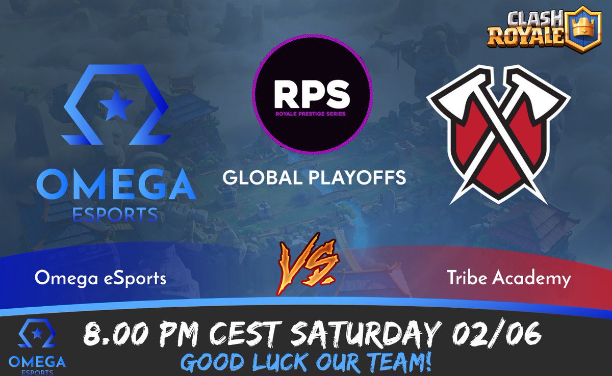 Tonight at 8.00 pm CEST <a href="/RPSteams/">RPS Teams</a> Global Playoff against the <a href="/TribeGaming/">Tribe Gaming</a> Academy. Good luck to both team.