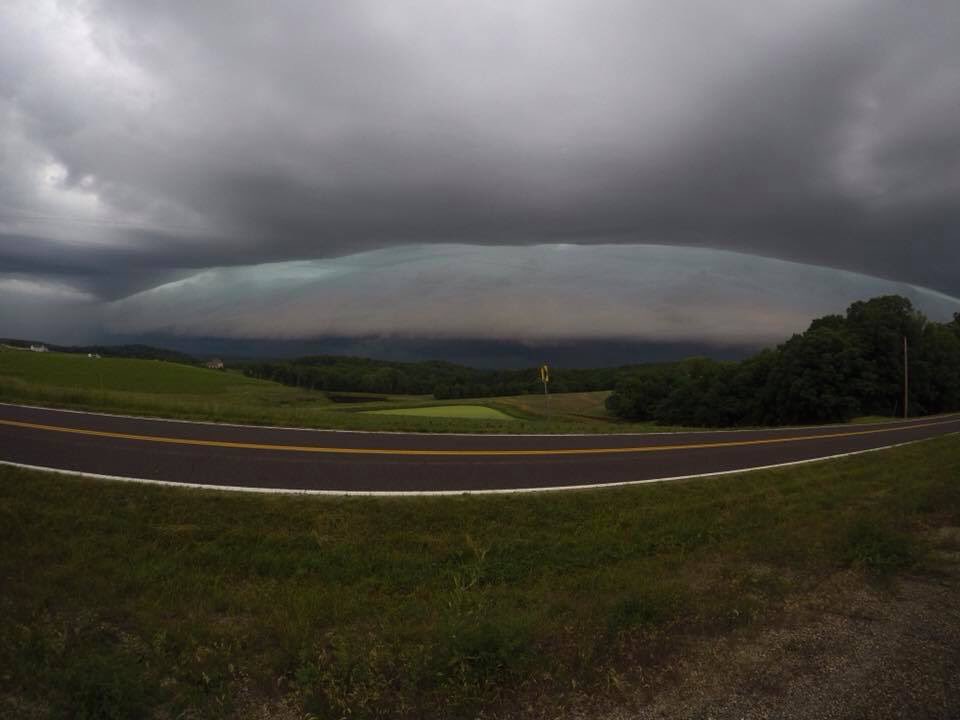 Shelf cloud near New Haven MO. June 2 #mowx <a href="/spann/">James Spann</a>