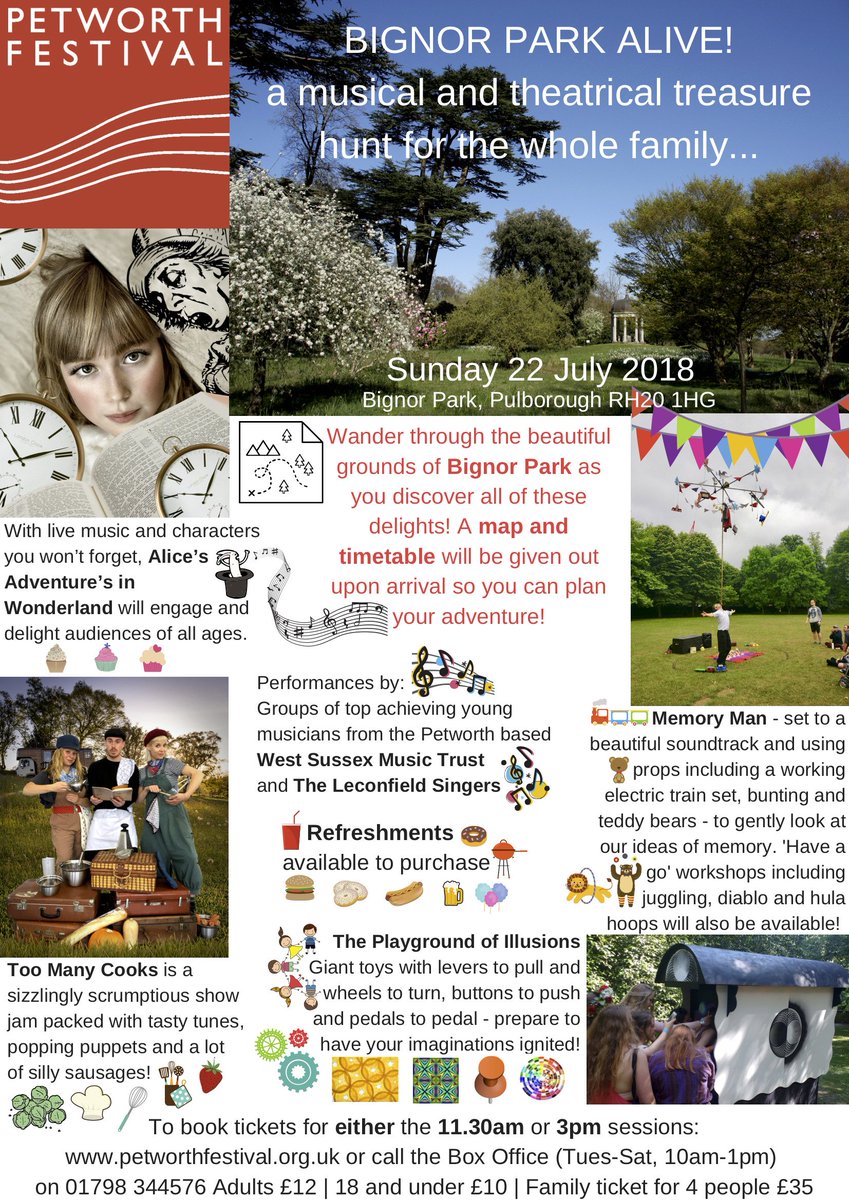 This should be fun...if you are interested we suggest you snap up tickets from the #PetworthFestival box office before they sell out...petworthfestival.org.uk/bignor-park-al…