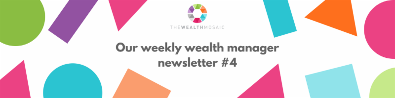 TheWealthMosaic's tweet image. The Wealth Mosaic: Weekly Digest for Wealth Managers - see the latest content for #wealthmanagers from our platform on #wealthmanagement #wealthknowledge #wealthsolutions #wealthopinions #wealthischanging conta.cc/2xv0Dvx