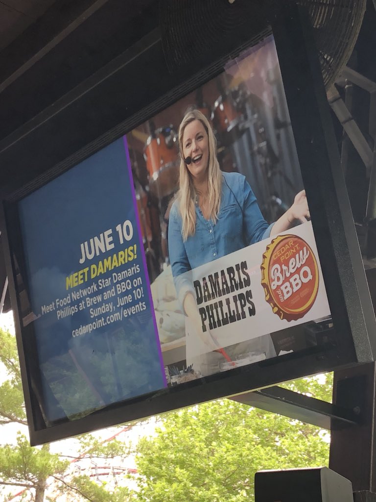 Coaster101's tweet image. Going to be a busy weekend for @ChefDPhillips next weekend. She’ll be at @Carowinds on June 9 for the #GreatCarolinaFest and @cedarpoint on June 10 for Brew and BBQ!