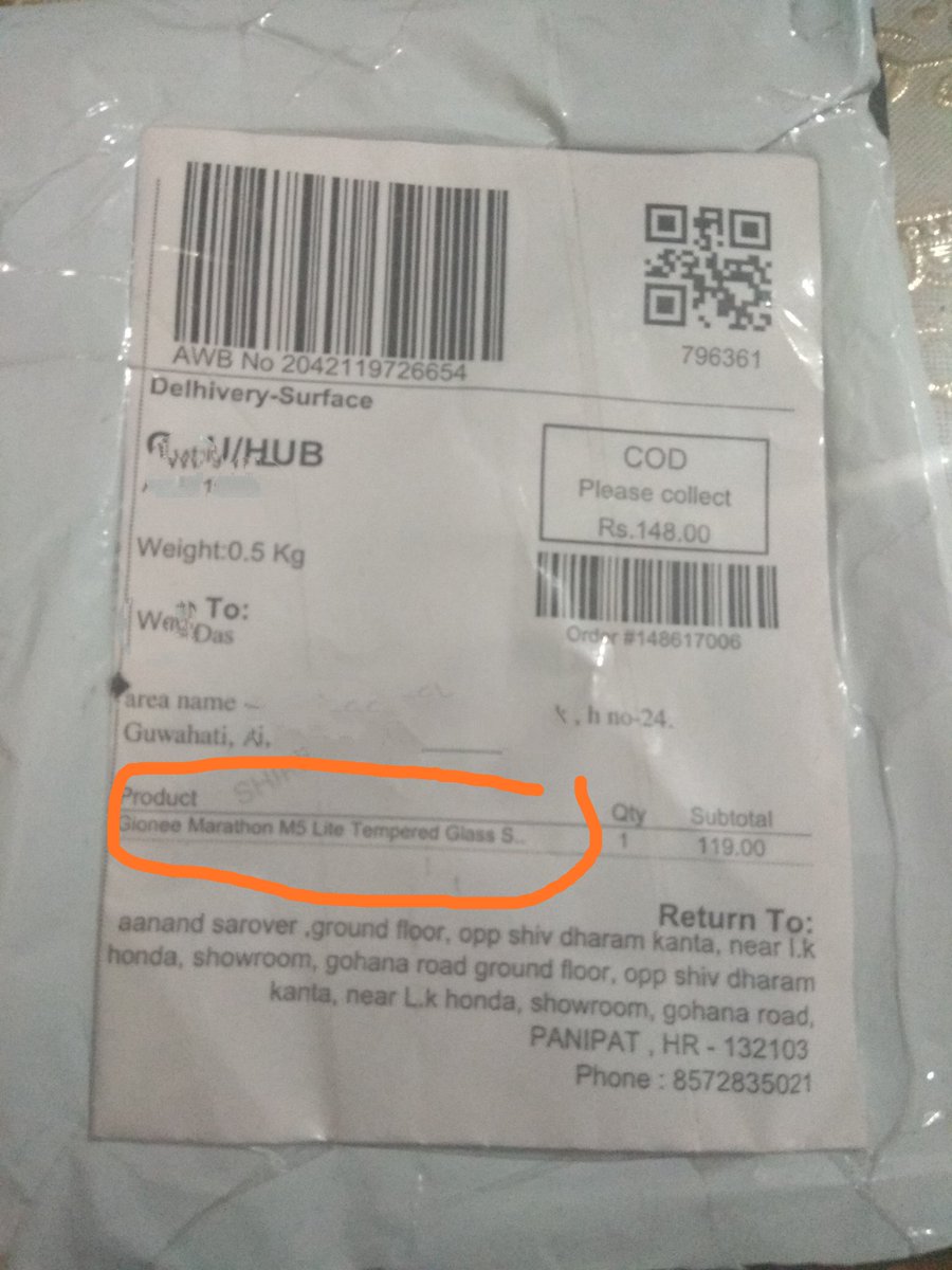 Gunamani1's tweet image. 1/2 @ShopClues I ordered tampered glass, they delivered a wallet... #bad_service #shopclues