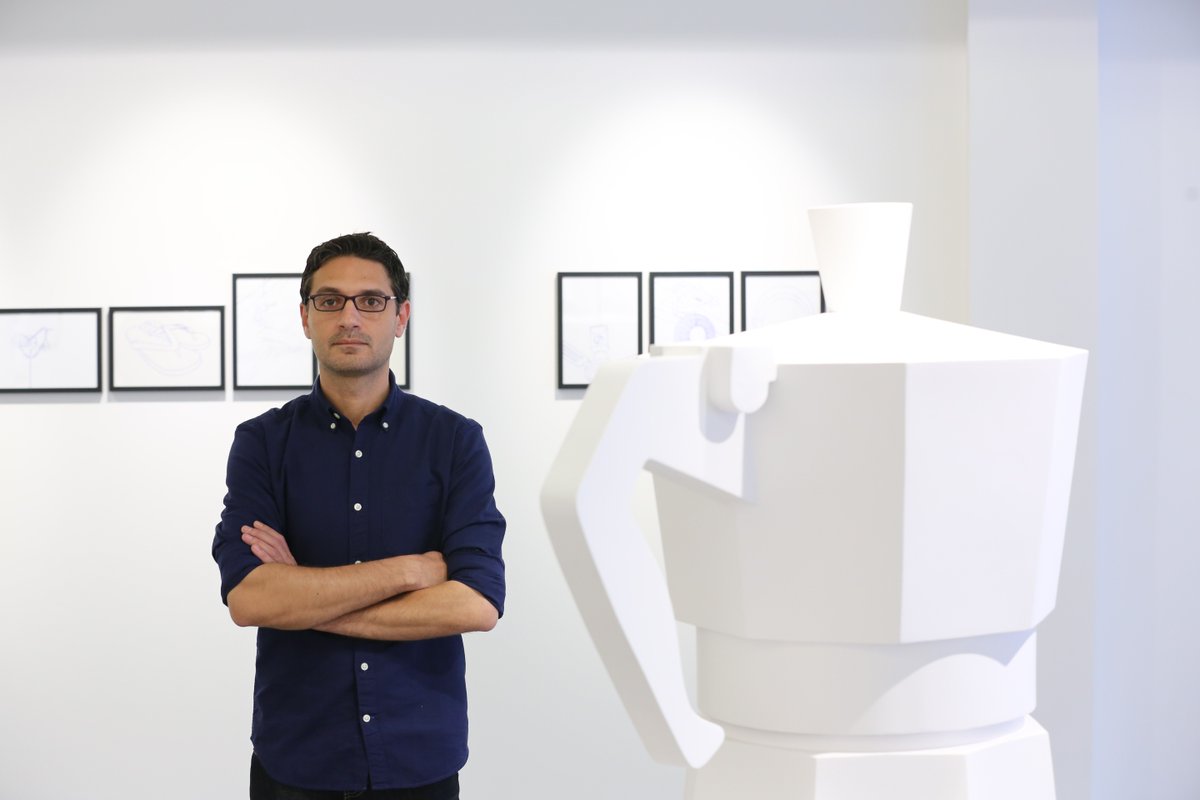 PelhamComms's tweet photo. Egyptian artist Ahmed Badry exhibition 'Portmanteau'at #LetitiaGallery closes this month. His sculptures and drawings investigate our relationships with familiar objects in order to question their functionality and place in the everyday. https://t.co/tSGj3bccVl https://t.co/53IcA9vM4z
