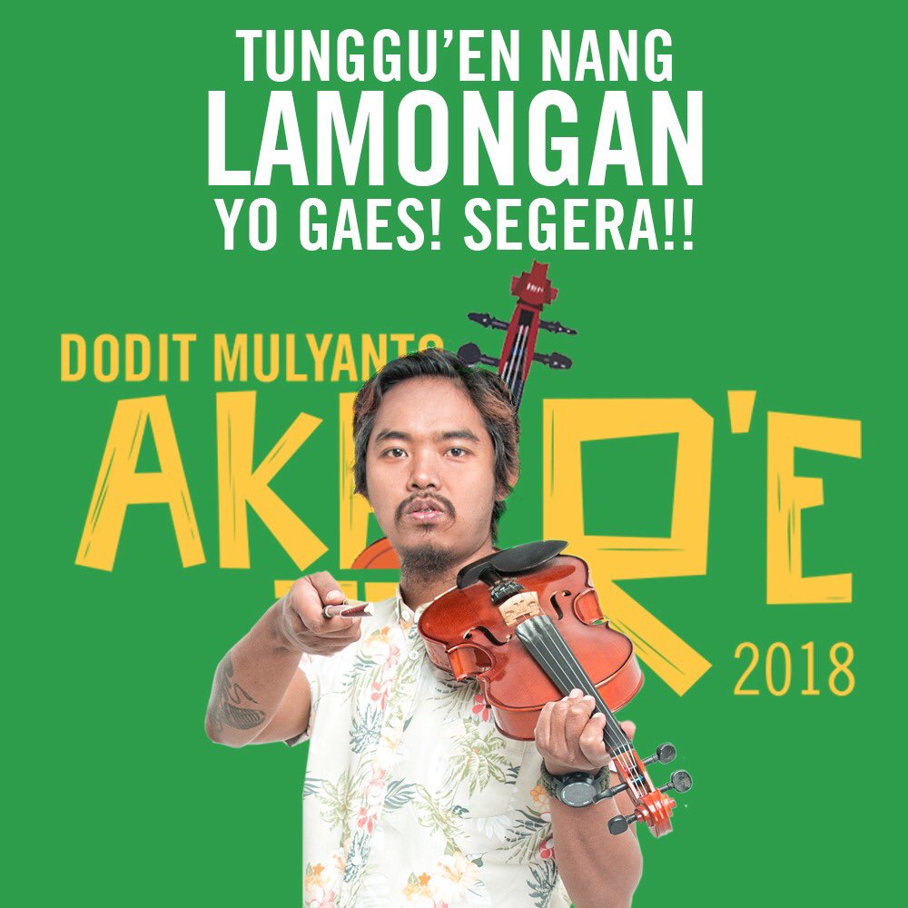 Tungguen yo nang lamongan #AkhireTour <a href="/Dodit_Mulyanto/">Dodit Mulyanto</a> bakalan mampir loh.
