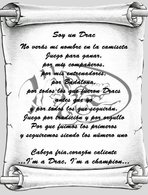 En 40 min dará comienzo la final.  Go dracs!!!!!! #Badalona