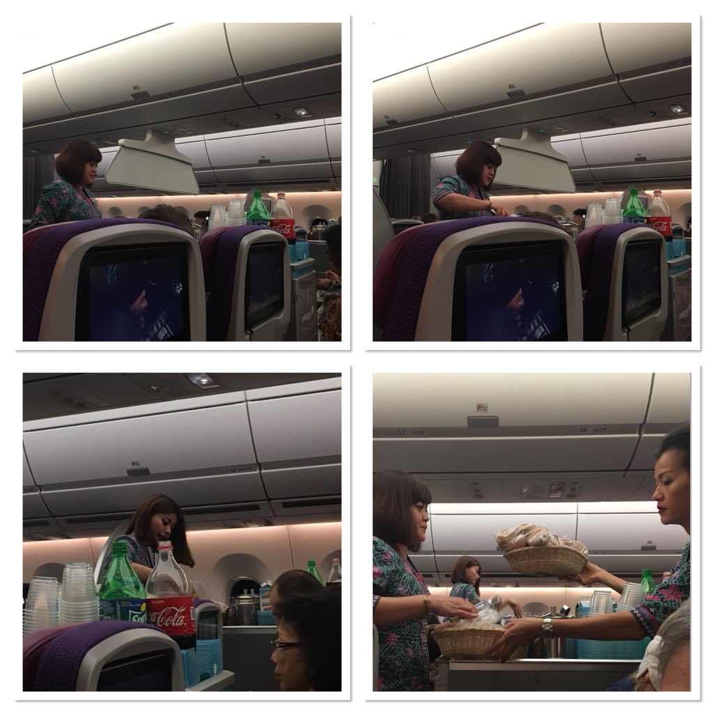 bevng1971's tweet photo. #malaysiaairlines #cabincrew at work on board our flight #mh002 bound for #london from #kualalumpur 👍🏼❤️ #traveller #excrew #A350 https://t.co/Qvpb0DHl8e