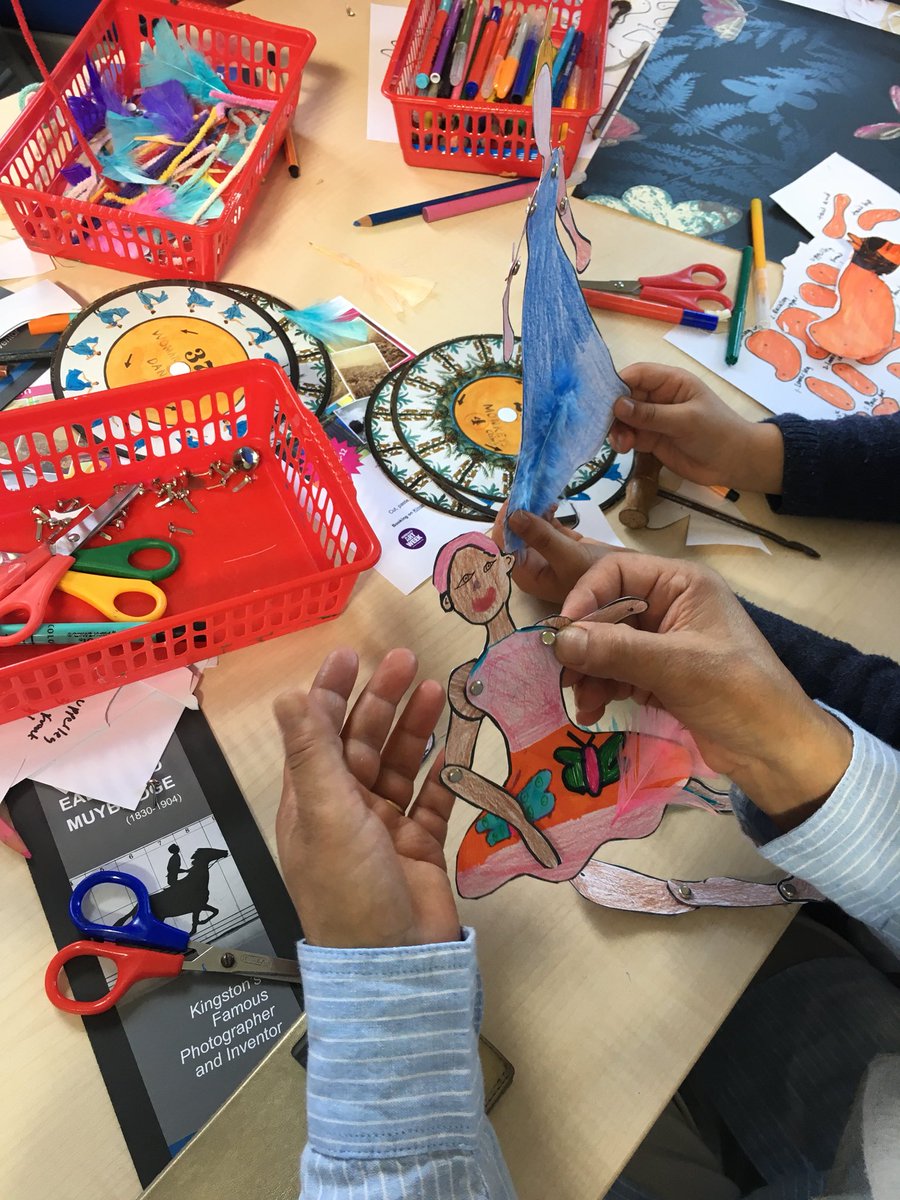 RBKheritage's tweet photo. Excited for the amazing animations created by kids and families today @KingstonMuseum #animation #creativeworkshop #MuybridgeWeek  Stay tuned: we will be sharing the videos soon! https://t.co/ePudcyuAkl