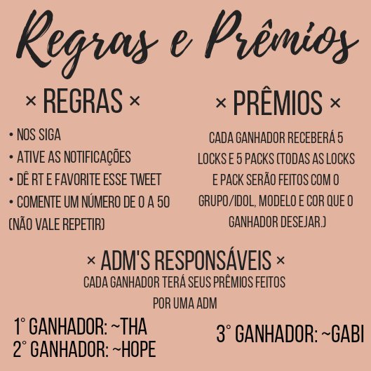 hallyuedits's tweet photo. ˗ˏˋ SORTEIO KOREAN LOCKS ˎˊ˗

⇢ Estaremos sorteando 3 pessoas para ganharem um pack de lockscreens! 
Para participar, leia atentamente as regras e informações que estão no banner!

• RESULTADO DO SORTEIO: 15/06

💢 Dúvidas? Nos chame na DM! https://t.co/QVwrKmu4ga