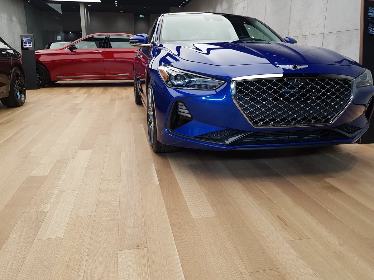 Sure the G70 is beautiful - but look at that hardwood flooring! Stunning! <a href="/miragefloors/">Mirage</a>