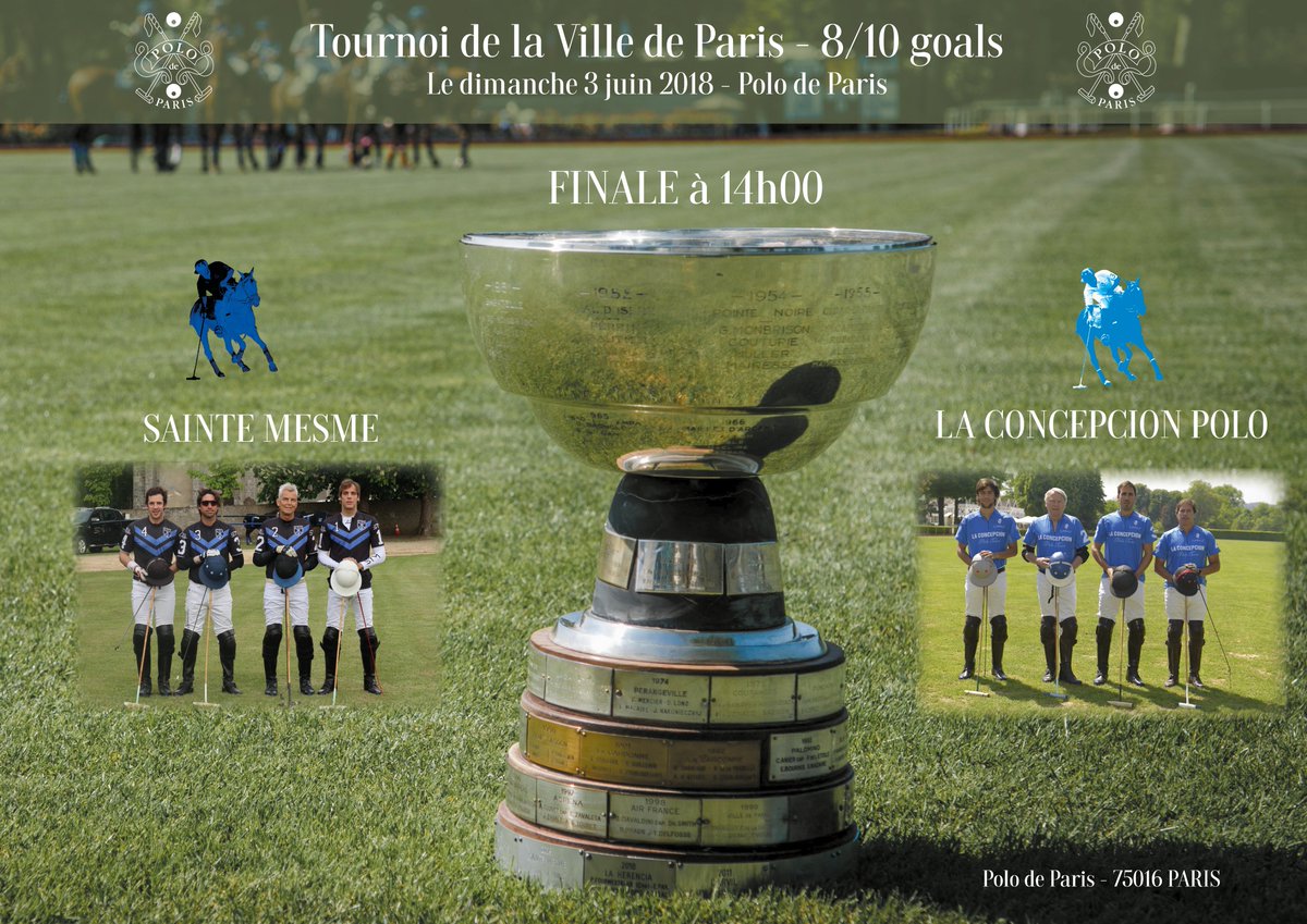 polo_paris's tweet photo. Sainte Mesme et la Concepcion Polo en finale du Tournoi de la Ville de Paris demain ! Go, go, go Guys !
@polodeparis_officiel, @pololine, #polodeparis, #polo, #paris, #fun, #polovictory, #ffpolo, #francepolo, #poloponies, #poloplayers, #polofans, #pololineok, #clickpolo https://t.co/HjqDnKoabC