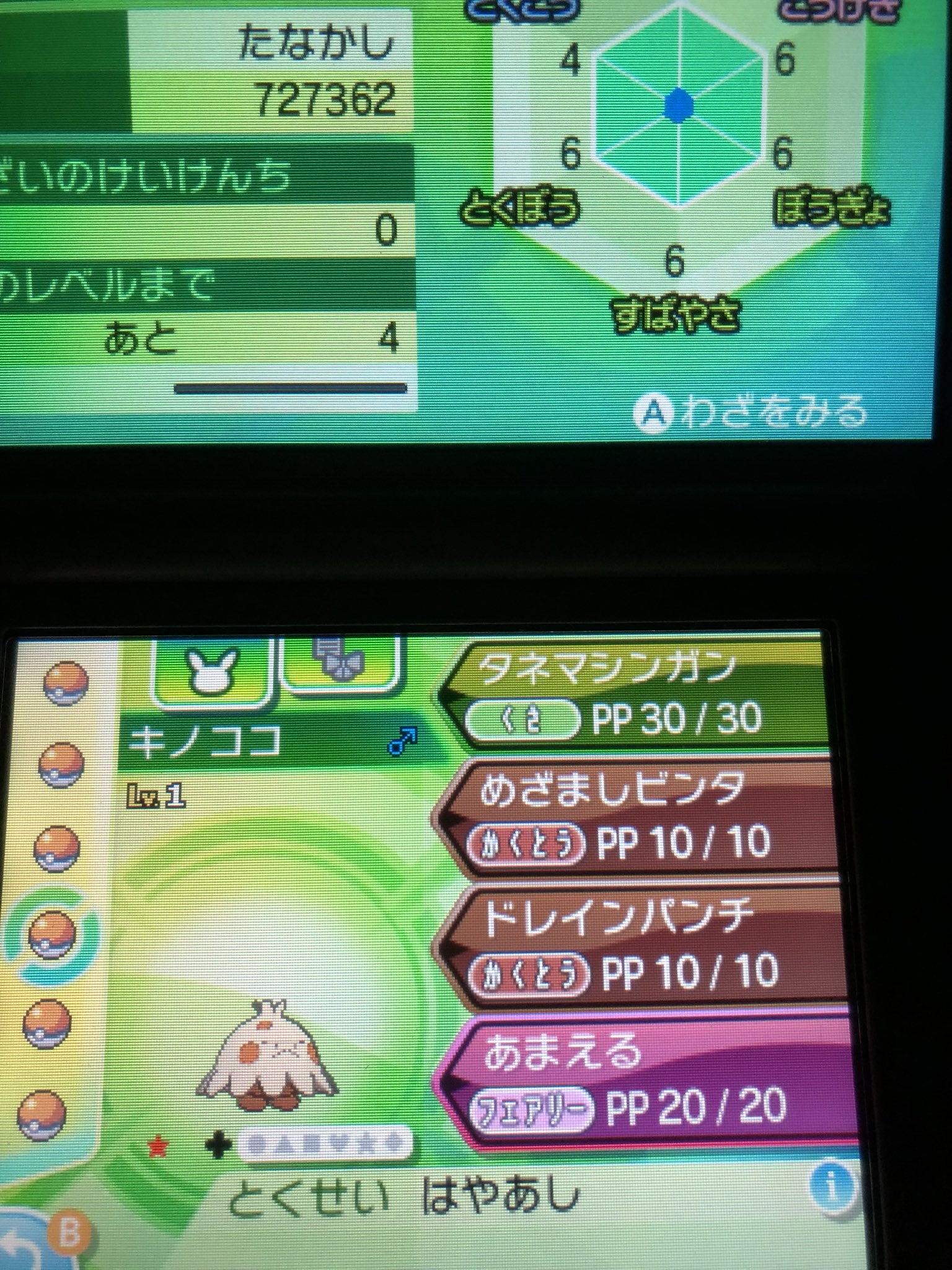 たなかし キノココ色違いまた出た しかも特性はやあしで理想個体 やばすぎる 頑張った甲斐があります ポケモン 色違いポケモン T Co Fzinsrea0o Twitter