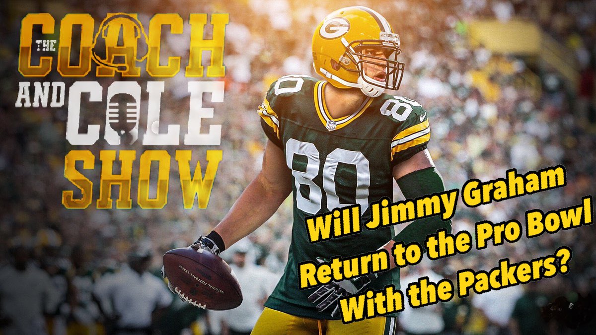 CoachAndCole's tweet photo. 🎙Next Week we return for 2018! 🎙

We will debate whether or not Jimmy Graham will again be a top 3 #FantasyFootball TE &amp; if he will return to #ProBowl form with the #Packers

👉Favorite @tunein 
👉Subscribe @ApplePodcasts https://t.co/QuyRYLVlgd