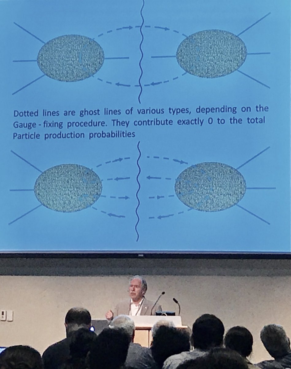 originsintweets's tweet image. Gerard &apos;t Hooft with a rapt audience at the Standard Model 50th anniversary celebration. #StandardModel #CWRU #QuantumLoops