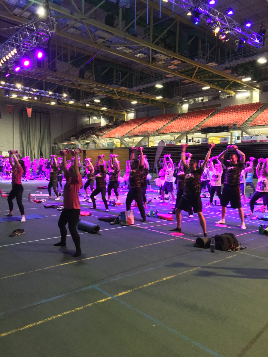 Bust A Move is a six-hour fitness extravaganza that raises valuable funds for the Alberta Cancer Foundation in support of breast cancer research at the Cross Cancer Institute. So keep moving and grooving <a href="/BaMEdmonton/">Bust a Move Edmonton</a> !
