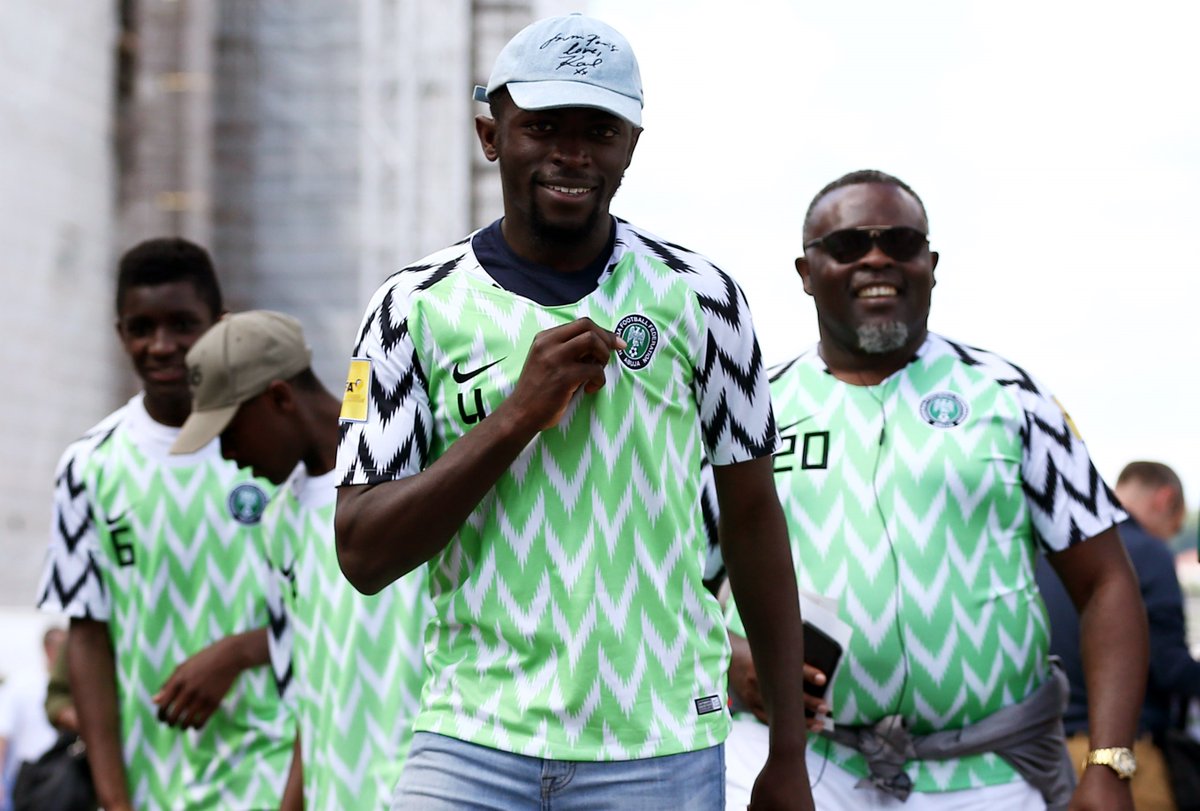 BBCMOTD's tweet photo. Quite popular, this new Nigeria gear...

#bbcworldcup #ENGNGA https://t.co/nRQbXXGKu3