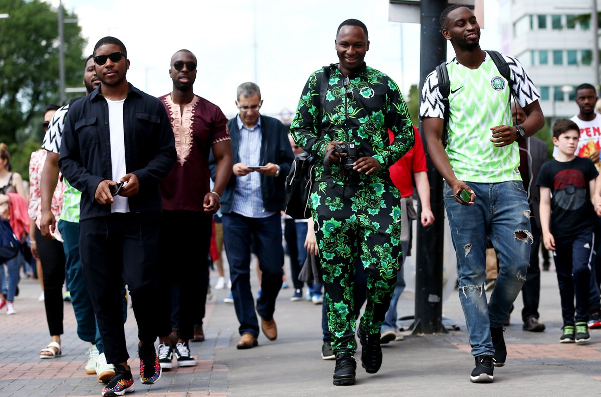 BBCMOTD's tweet photo. Quite popular, this new Nigeria gear...

#bbcworldcup #ENGNGA https://t.co/nRQbXXGKu3