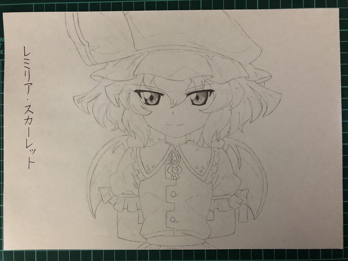 Remyoumu 東方project 東方 幻想万華鏡 レミリア スカーレット レミー 模写 シャーペン