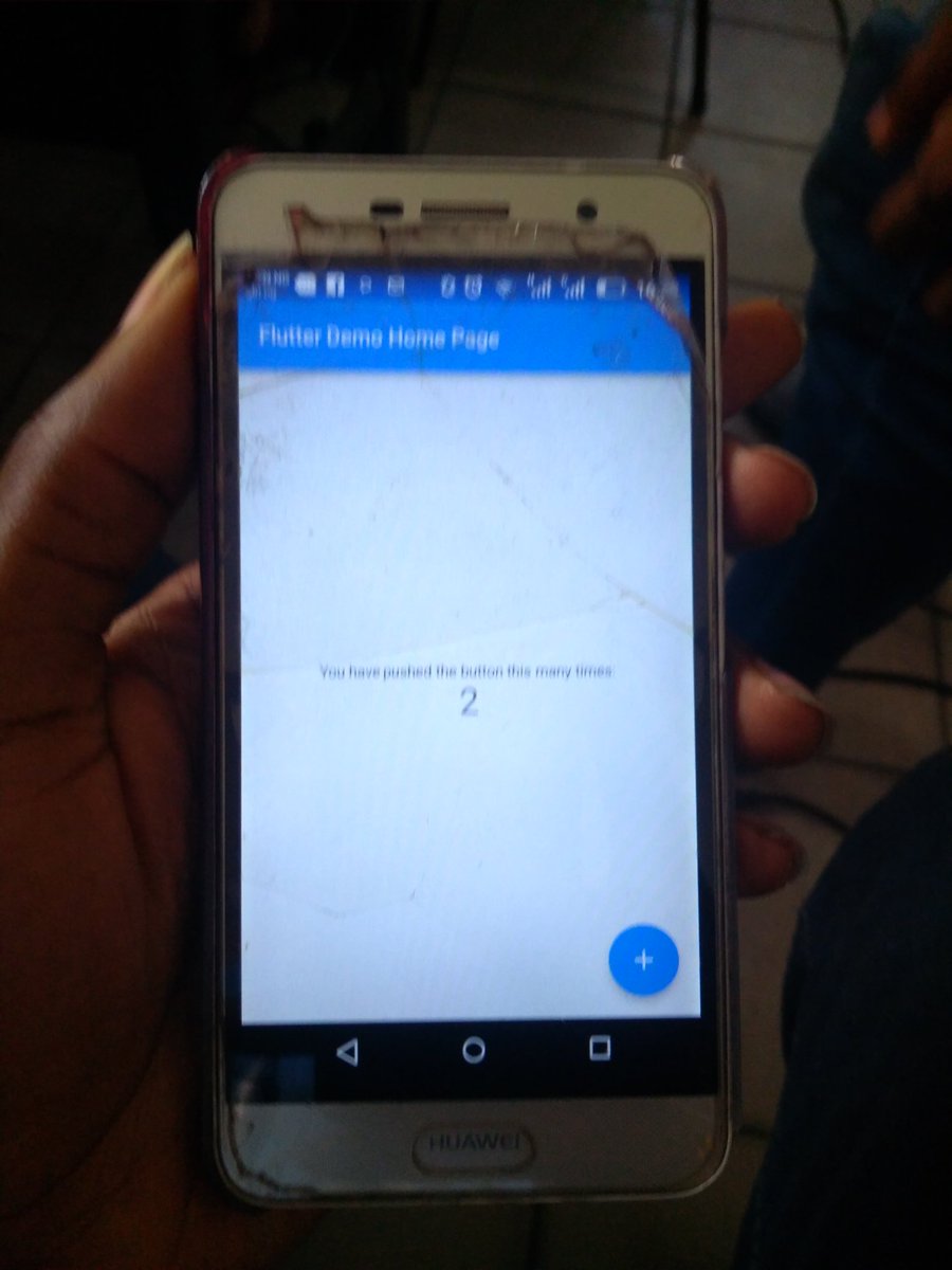 osaaroh's tweet photo. After lots of tries some of us have run our first Flutter app on Android. Hello World of course! ππ #IO18Extended #IO18ExtendedPH #flutterio #flutterextended cc @flutterio @alphadudegman @Ginowinne @OgieBen @Joklinztech #KswfHub https://t.co/1UFphSelox