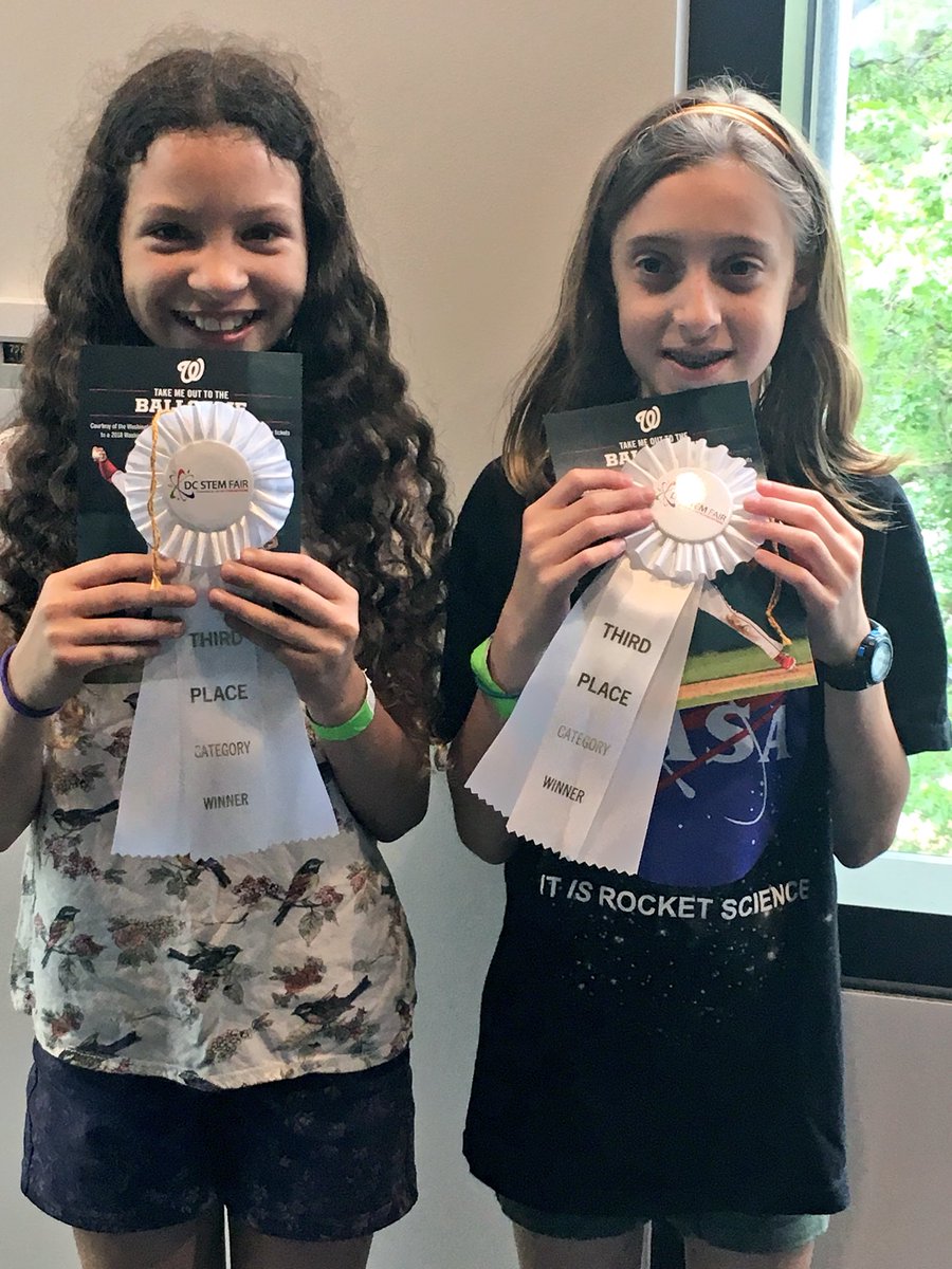 sam2xdc's tweet photo. Omg you guys! @chmldc just took 3rd in the botany category at @DCSTEMFair!! Even the scientists are shocked! #thisismontessori #girlsinstem https://t.co/oHqtQphFQM