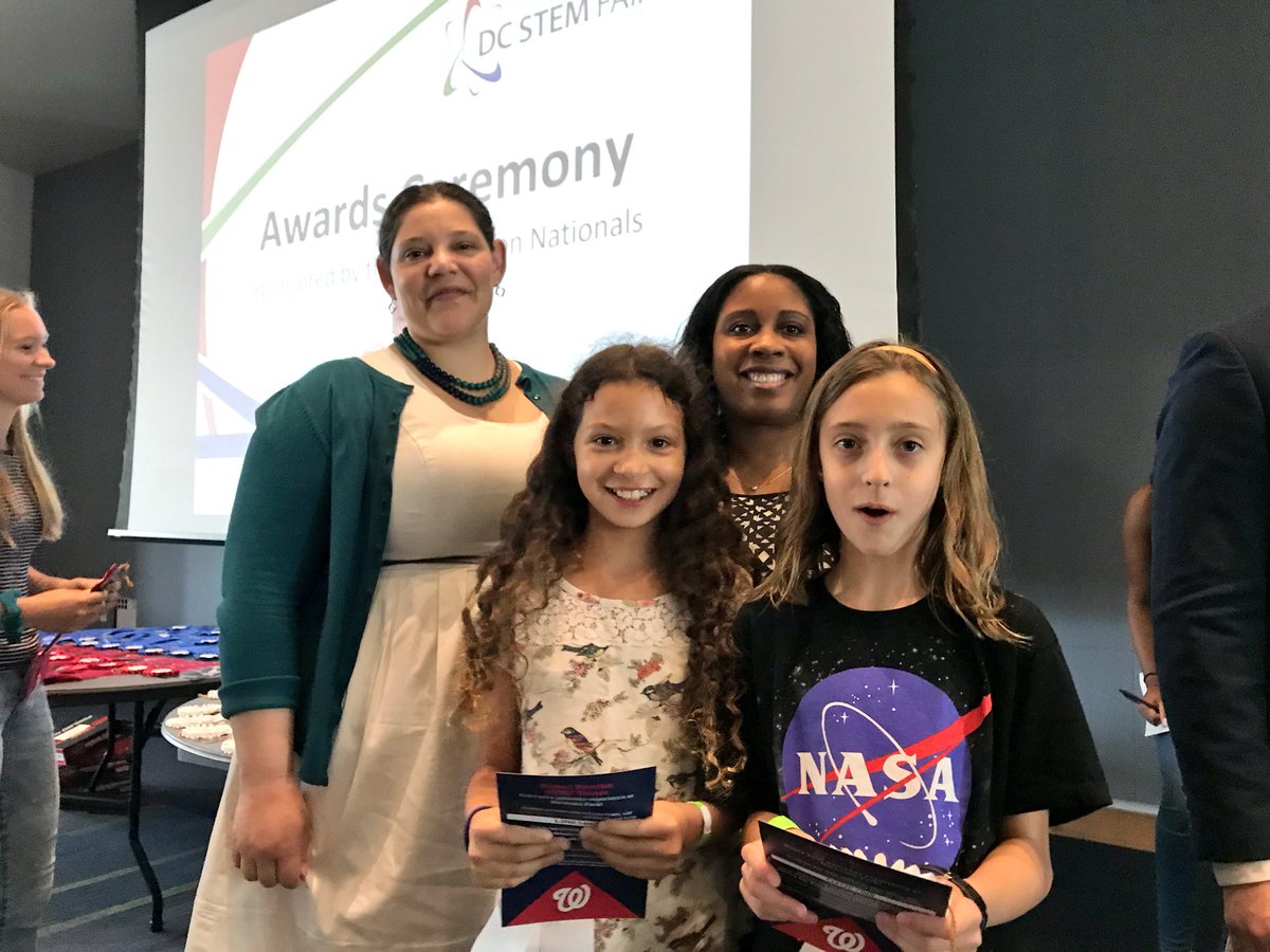 sam2xdc's tweet photo. Omg you guys! @chmldc just took 3rd in the botany category at @DCSTEMFair!! Even the scientists are shocked! #thisismontessori #girlsinstem https://t.co/oHqtQphFQM