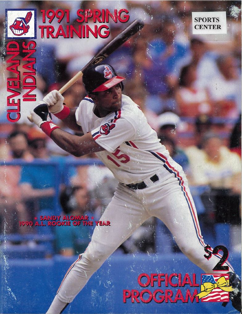 SkrticX's tweet photo. Cleveland @Indians Spring Training 1991. Source: @Cleveland_PL Sports Research Ctr. #sandyalomar https://t.co/PP2f901DlE