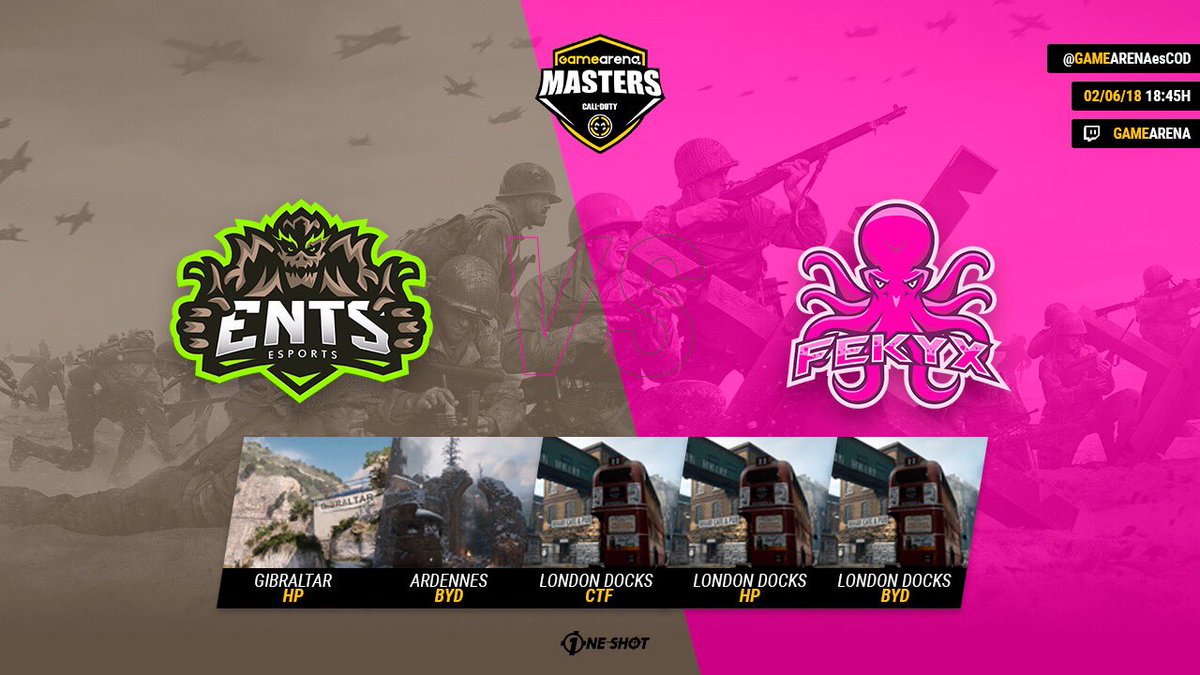 inactivamente's tweet photo. 📡[#COD] #GAMastersCoD 

Y para finalizar la tarde, tenemos partidazo por la primera plaza del Grupo B:
@ENTS_Club 
       🆚
@FekyX_eSports 

⌚️18:30

📺 https://t.co/6QDlIvIZtZ

🎙@xDaaaarK &amp; @Revo_HD_ https://t.co/4RXJA4wbgC