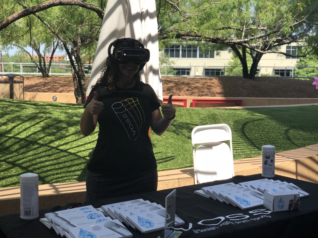 itsmona's tweet photo. Honored to be at @WholePlanet @WholeFoods first #powerherpotential representing @vossfoundation and @vosswater. Come and check out our virtual reality/360 film about a young woman in Swaziland who gains access to safe water for the first time! #cleanwater #vossfoundation https://t.co/IgmqHNQlKt