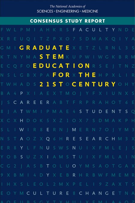theNASEM's tweet photo. #ICYMI Last week we put out a forward-looking report on graduate #STEM #education for the 21st century. The chair of the report wrote this article for @sciencemagazine summing up the problems &amp; what can be done about them: https://t.co/YRfydA1wzz #NASGradEd https://t.co/TBNFOQOOq4