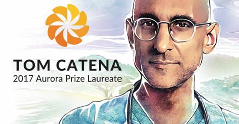 New Armenian postage stamp to feature 2017 Aurora Prize Laureate Dr. Tom Catena - bit.ly/2J7wUdy