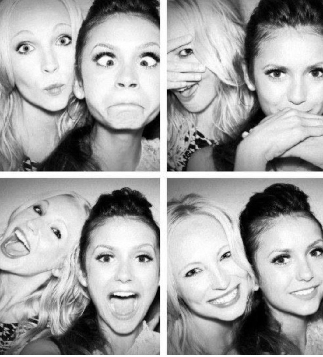 My favorite snapshots of <a href="/EmpyreanEnigma/">Elena Gilbert</a> and I from that photo booth at the carnival.