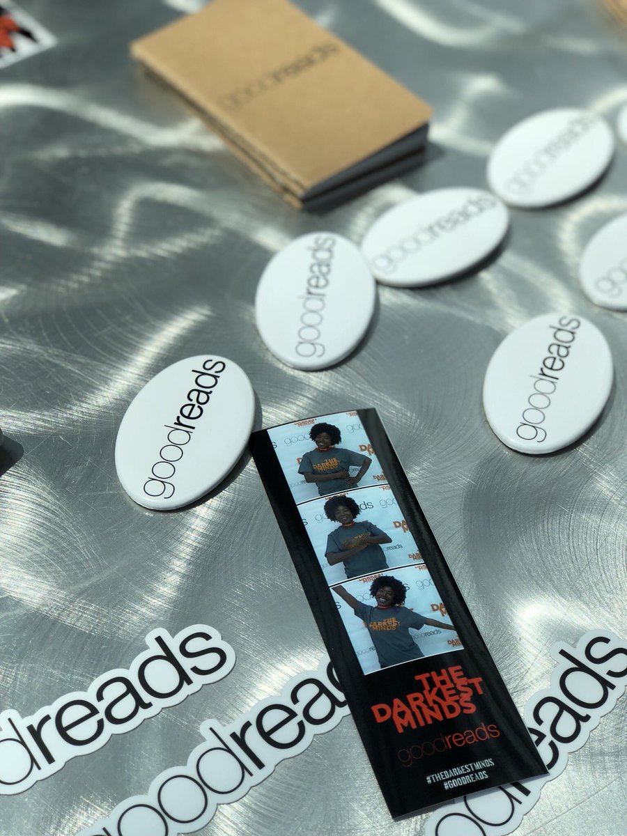 Make a bookmark for yourself at #TheDarkestMinds <a href="/goodreads/">Goodreads</a> lounge in the River Pavillion on Level 4! #TheBookCon