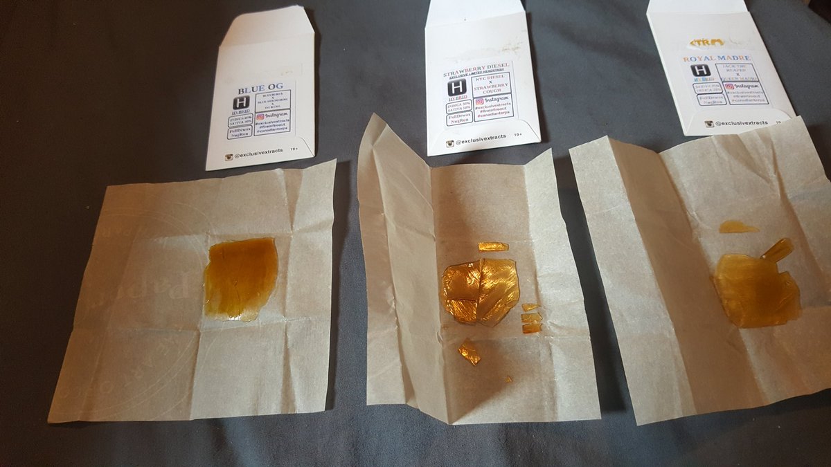 jleblanc777's tweet photo. #BlueOG #Strawberrydiesel #Royalmadre #shatter #Dabs #Cannabis #THC #Medicate #Onelove https://t.co/FSZ2dK4rw3