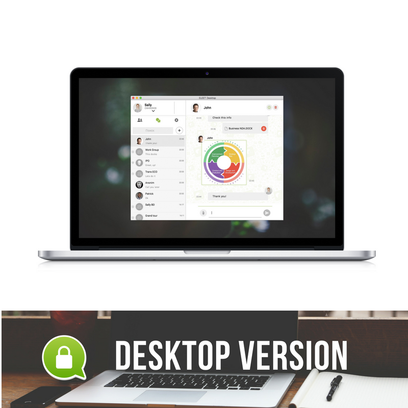 eleet_im's tweet photo. Eleet messenger is a cross-platform application!
You can download the version for MacOS, Windows, Linux on our site:
https://t.co/BBBWBRwanJ https://t.co/hrBwlPsVwM