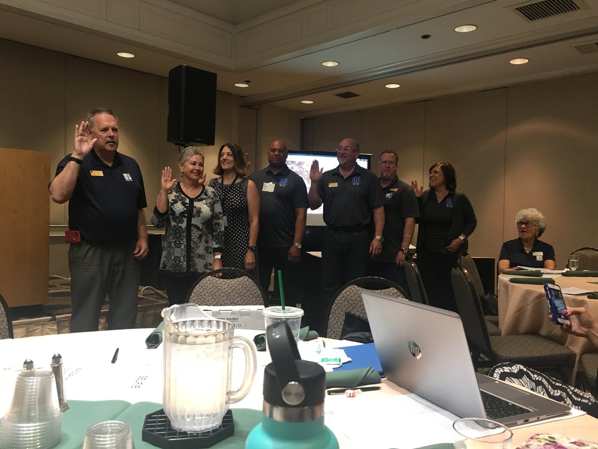 ACSA Leadership Conference: Swearing In of New Officers for Region 12 #ACSALEADS