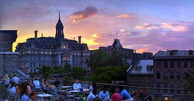 danisunday's tweet photo. Amazing view from @perchemtl 
#sunset #mtlmoments #montreal #mtloldport #visitmtl #momdayout https://t.co/oeTp12kwNp https://t.co/qQilHxnAvF