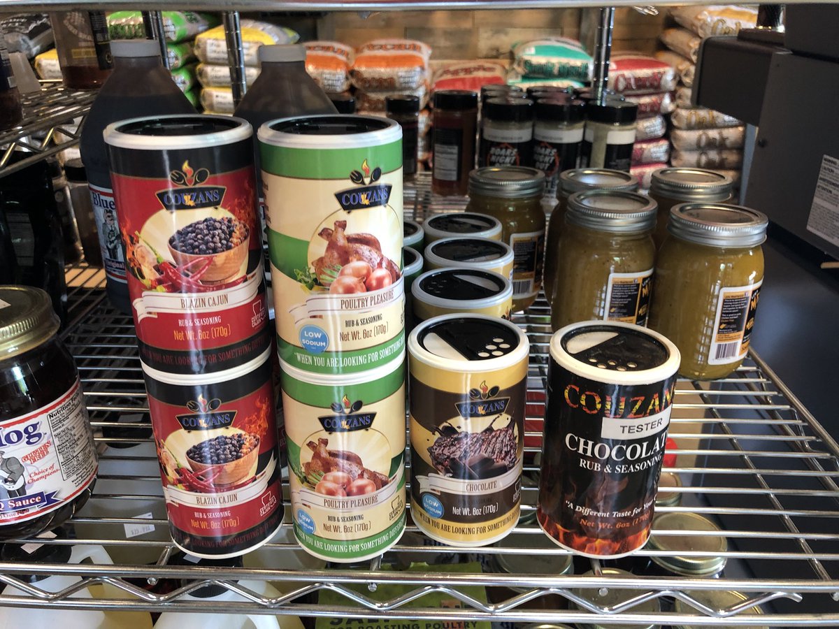 CouzansBBQ's tweet image. Just RESTOCKED the shelves at Grills of Mississippi. Check them out for ALL of Your grilling needs. Thanks for your continued support!!!
#couzansseasoning
#3flavors
#anothersatisfiedcustomer
#wetravel