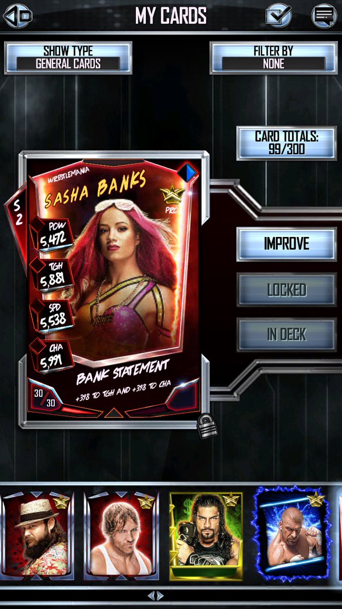 makeitreignwwe's tweet photo. Looking for a active beast team for Tbg and team events highly active I’m a old school pcc/event grinder that retired in ss tier @WWESuperCard @James47627758 @Tenchu40 @KANE_4_LIFE https://t.co/fgsb4OeX0B