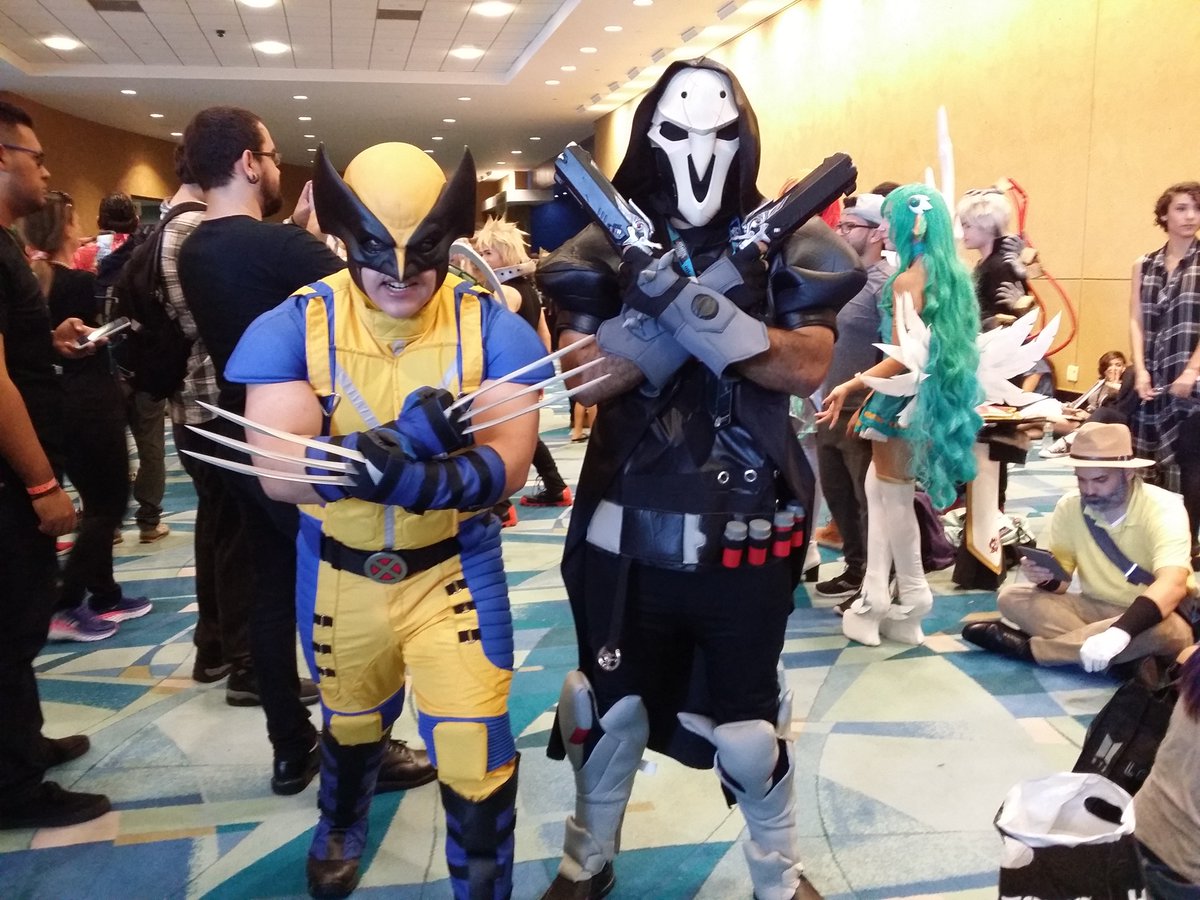 TheOneNOnlyNK's tweet photo. Wolverine and Reaper #NotiqloCosplay #PRCC #PRCC2018 #Reaper #Overwatch #OverwatchCosplay #ReaperCosplay #GabrielReyes #KeithFerguson #XMen #XMenCosplay #WolverineCosplay #Wolverine https://t.co/OSkdTrMoXw