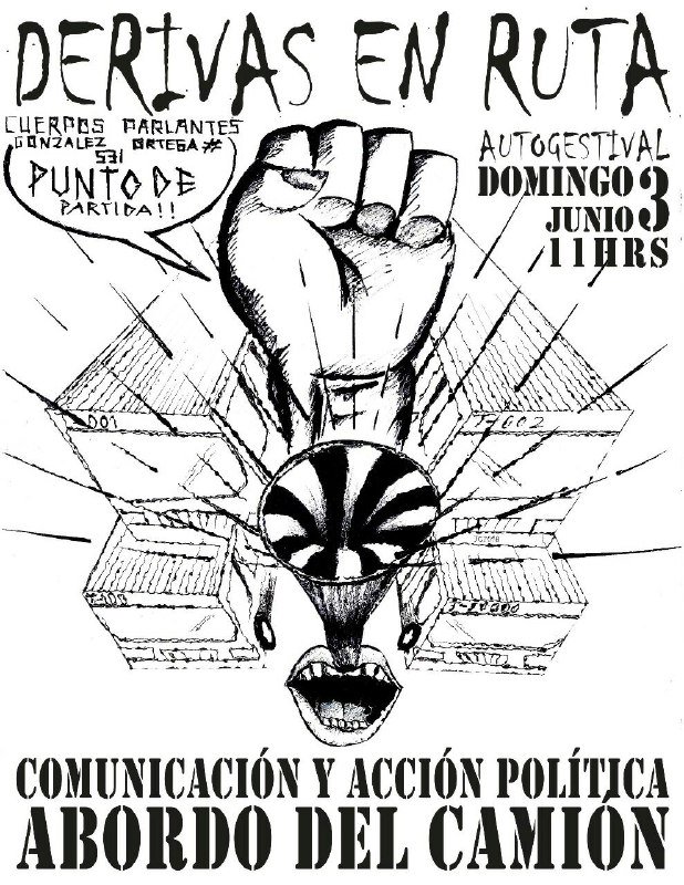 #AutogestivalGuanatos DOMINGO subimos a los camiones a comunicar y encontrarnos 11hrs. en #CuerposParlantes