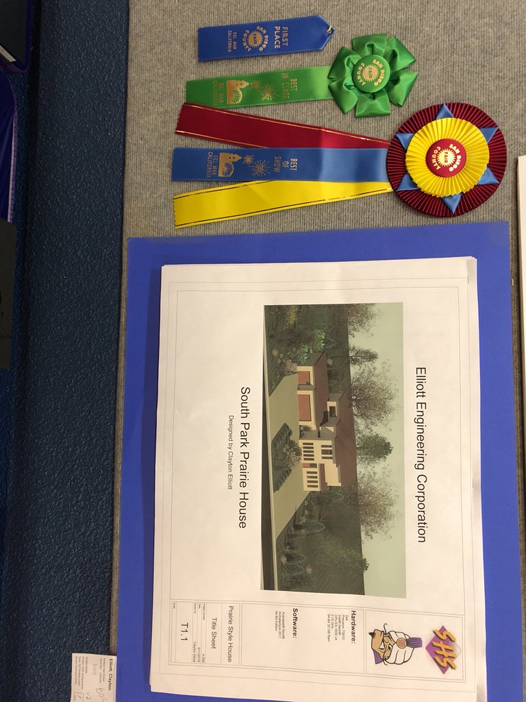 SantanaSultans's tweet photo. Congratulations to Mr Kay’s class with a Best of Show student! https://t.co/yzObQy5GEK