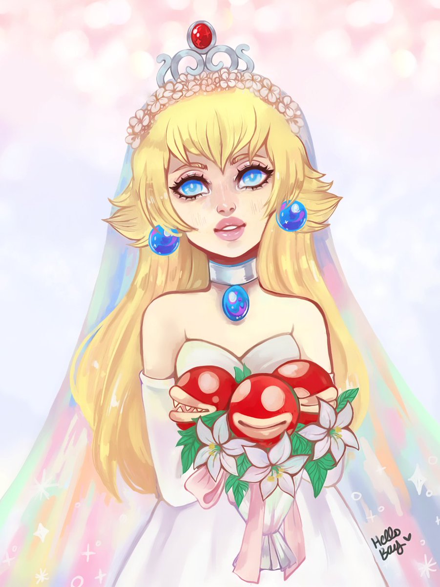 Featured image of post Wedding Princess Peach Fanart The first requested princess peach outfit is complete