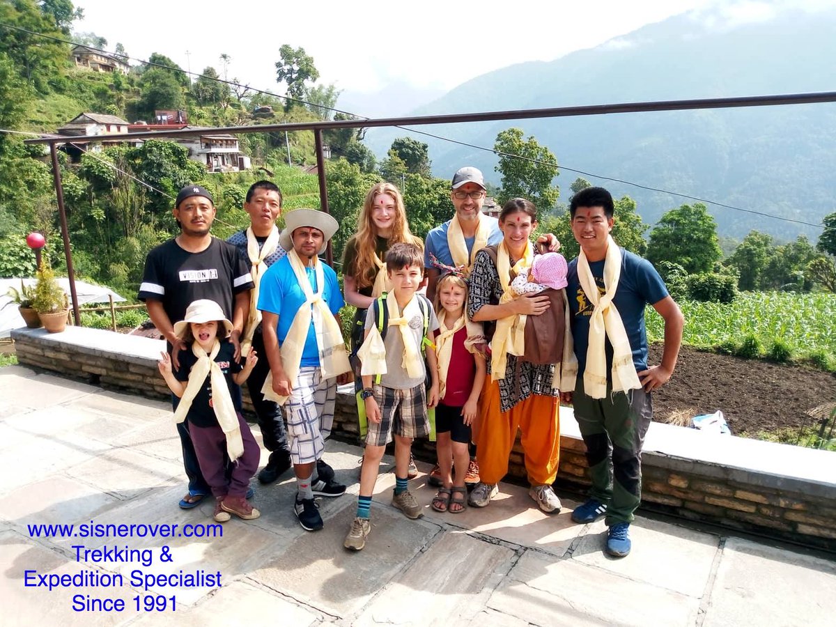 Wonderful time during Mardi Himal Trek. Thank you for choosing us again as your trekking partner.
sisnerover.com/tours/mardi-hi…
Email us at: info@sisnerover.com
#trekking in #nepal #annapurna #himalayas #mountains #familytrek #hiking #sisnerovertrekking #since1991 #JoinUs