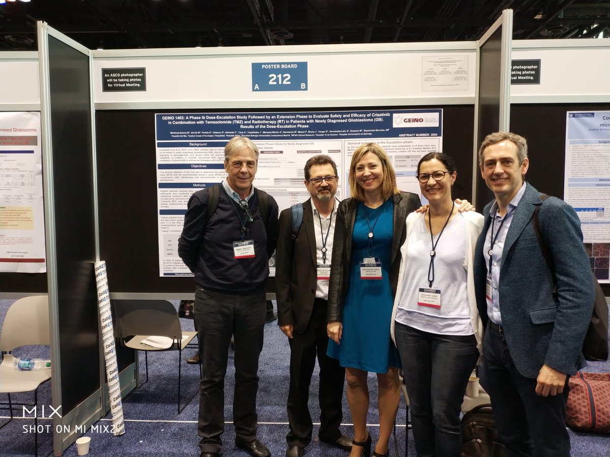 EPineda_ONCO's tweet photo. Poster ASCO 2018. Very nice data of phase I in newly diagnosed GBM. GEINO 1402.  @GrupoGeino https://t.co/5SQFFMS4f5