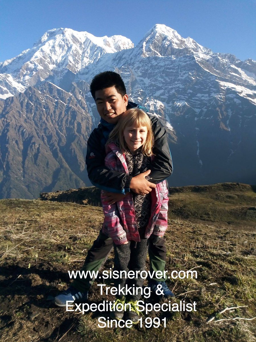 Wonderful time during Mardi Himal Trek. Thank you for choosing us again as your trekking partner.
sisnerover.com/tours/mardi-hi…
Email us at: info@sisnerover.com
#trekking in #nepal #annapurna #himalayas #mountains #familytrek #hiking